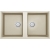 Zlewozmywak Elleci BEST 450 PODWIESZANY G62 BIANCO ANTICO GRANITEK LKB45062BSO